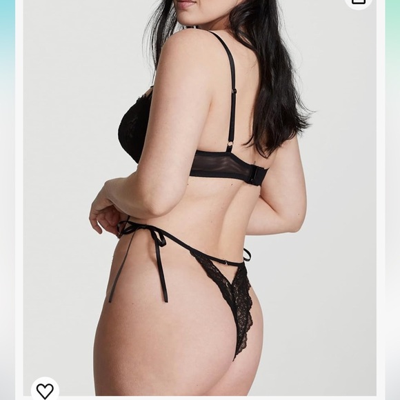 NWT Victoria's Secret Unlined Wicked High Leg Lace Up Teddy, Women's Lingerie - Picture 2 of 8